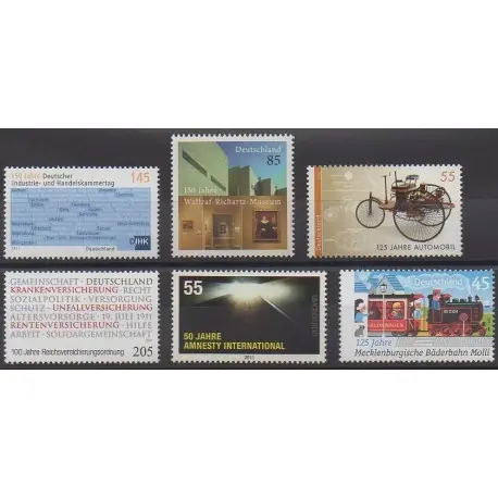 Allemagne - 2011 - No 2690/2693 - 2695/2696 Livraison Gratuite