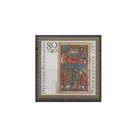 Allemagne occidentale (RFA) - 1987 - No 1178 - Noël Haute Qualité