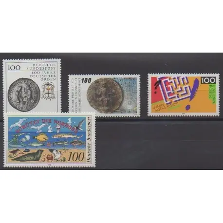 Allemagne occidentale (RFA) - 1990 - No 1283/1286 Seulement Aujourd’hui