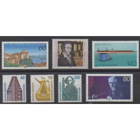 Allemagne occidentale (RFA) - 1988 - No 1208/1214 Super Prix