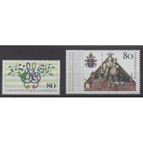 Allemagne occidentale (RFA) - 1987 - No 1151/1152 Offre Exclusive