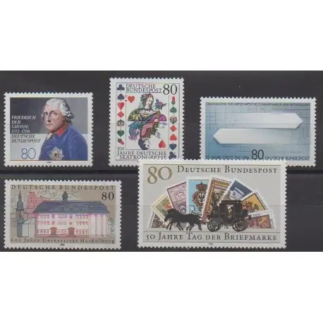 Vente Flash Allemagne occidentale (RFA) - 1986 - No 1124/1128