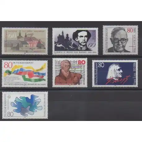 Meilleure Qualité Allemagne occidentale (RFA) - 1986 - No 1112/1118