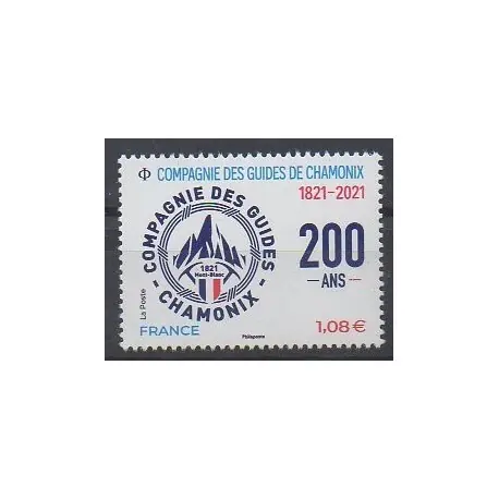 Promotion France - Poste - 2021 - No 5490 - Guides de Chamonix