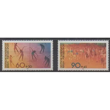 Livraison Express Allemagne occidentale (RFA - Berlin) - 1981 - No 606/607 - Sports divers