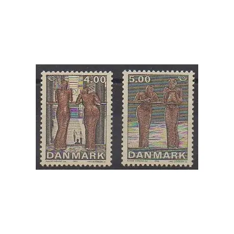 Offre Du Jour Danemark - 2002 - No 1306/1307 - Art