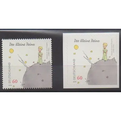 Certifié Allemagne - 2014 - No 2918/2918A - Littérature