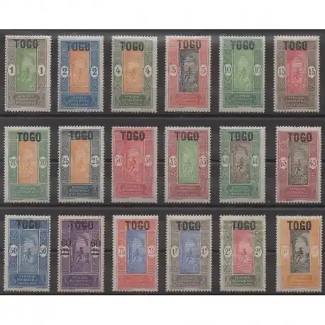 Acheter En Ligne Togo - 1921 - No 101/118 - Neufs avec charnière