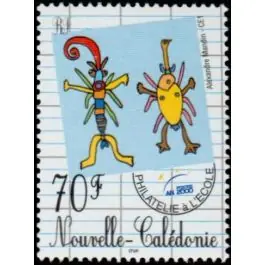 Timbre de collection Nouvelle-Caledonie - 0833 Usine Directe