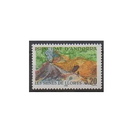Andorre - 1990 - No 386 - Sites Expédié Aujourd’hui