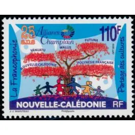 Timbre de collection Nouvelle-Caledonie - 1092 Artisanat