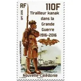 Timbre de collection Nouvelle-Caledonie - 1272 Tendance