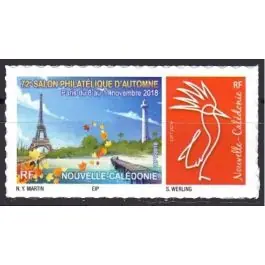 Offre Spéciale Timbre de collection Nouvelle-Caledonie - 1350 Autoadhsif "72eme salon philatelique d autome Paris - Cagou Rouge"