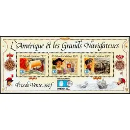 Authentique Timbre de collection Nouvelle-Caledonie - Bloc Feuillet 14