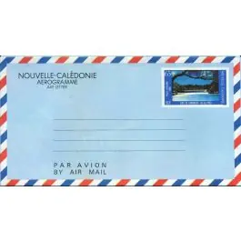 Authentique Timbre de collection Nouvelle-Caledonie - Aerogramme 12
