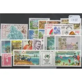 Timbre de collection Nouvelle-Caledonie - Anne 1988 Remise