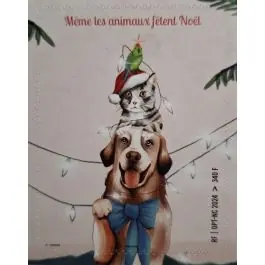 Marque Timbre de collection Nouvelle-Caledonie - 1477 - Noel 2024