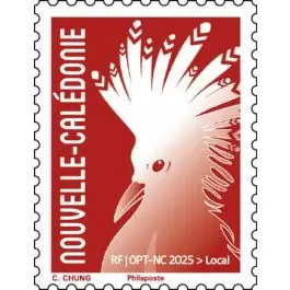 Timbre de collection Nouvelle-Caledonie - 1484 - Cagou tarif local - Gomm Produit De Marque