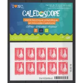 Prix Cassé Timbre de collection Nouvelle-Caledonie - Carnet 1270A