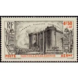 Timbre de collection Nouvelle-Caledonie - Poste Arienne 035 Artisanat