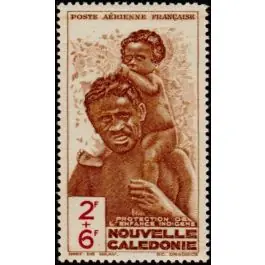 Timbre de collection Nouvelle-Caledonie - Poste Arienne 037 Réduction