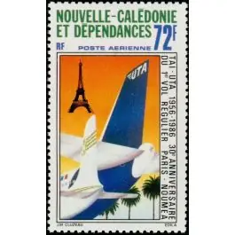 Édition Limitée Timbre de collection Nouvelle-Caledonie - Poste Arienne 250