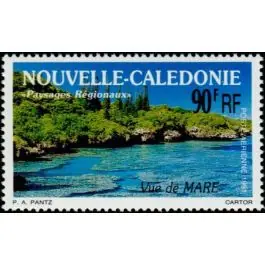 Timbre de collection Nouvelle-Caledonie - Poste Arienne 277 Paiement Sécurisé
