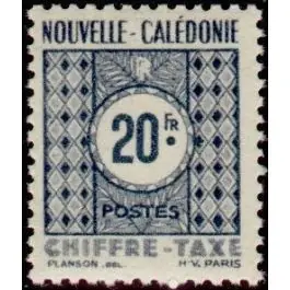 Timbre de collection Nouvelle-Caledonie - Taxe 48 Gros Lot