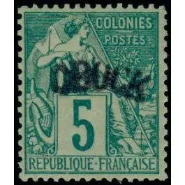 Timbre de collection Obock - 04 Livraison Express