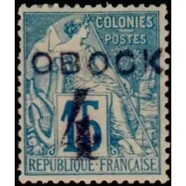 Livraison Mondiale Timbre de collection Obock - 24