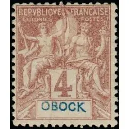 Timbre de collection Obock - 34 Promotion Saisonnière