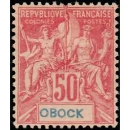 Timbre de collection Obock - 42 Prix Promo