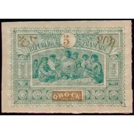 Timbre de collection Obock - 50 Livraison Express