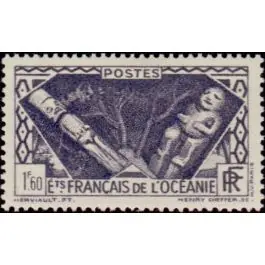 Timbre de collection Oceanie - 112 Tendance