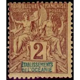 Livraison Mondiale Timbre de collection Oceanie - 002