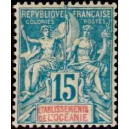 Timbre de collection Oceanie - 006 Gros Lot
