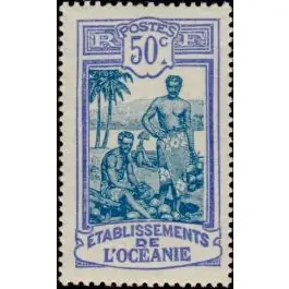 Timbre de collection Oceanie - 054 Retour Gratuit