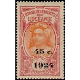 Dernier Modèle Timbre de collection Oceanie - 065