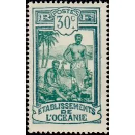 Vente Flash Timbre de collection Oceanie - 070