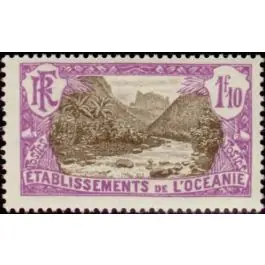 Timbre de collection Oceanie - 073 Artisanat