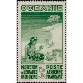 Timbre de collection Oceanie - Poste Arienne 04 Prix Choc
