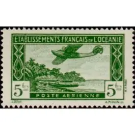 Nouvelle Collection Timbre de collection Oceanie - Poste Arienne 14