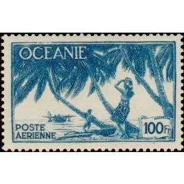 Original Timbre de collection Oceanie - Poste Arienne 18