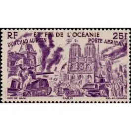 Timbre de collection Oceanie - Poste Arienne 24 Vente Directe