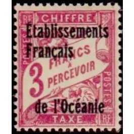 Timbre de collection Oceanie - Taxe 09 Top Vente