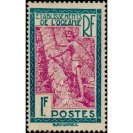 Timbre de collection Oceanie - Taxe 15 Bon Marché