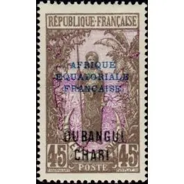 Meilleur Prix Timbre de collection Oubangui - 55