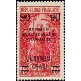 Timbre de collection Oubangui - 69 Usine Directe