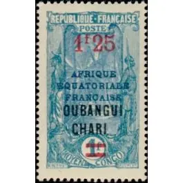 Timbre de collection Oubangui - 70 Premium