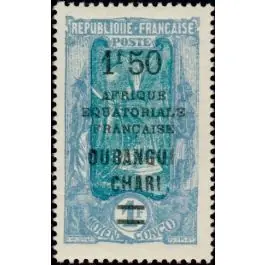 Gros Lot Timbre de collection Oubangui - 71